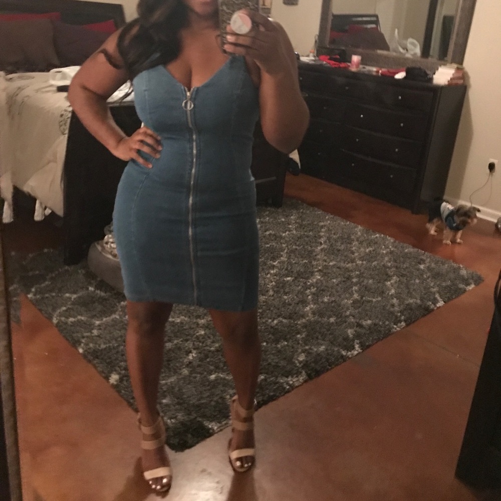 Denim dress